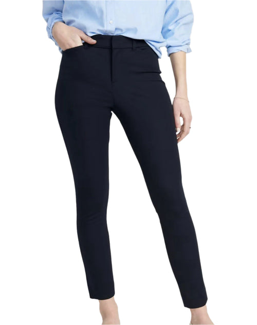 Old Navy Pixie Pants – Women’s Size 8 – Navy Stretch Ankle Pants with Pockets